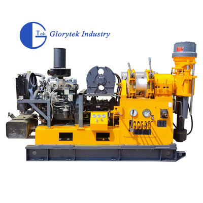 Forage de noyau XY-3 avec une profondeur de forage de 600 m, un diamètre intérieur de broche de 96 mm et une capacité de levage de 3000 kg pour l'exploration géologique