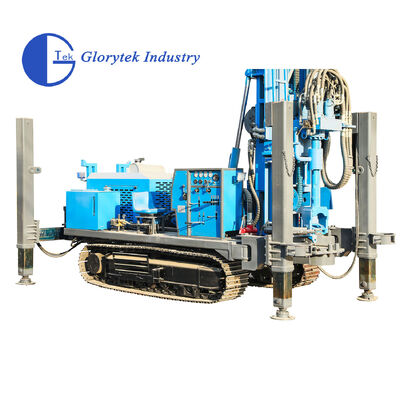 Forage de puits à l'eau GL600S à roue montée pour le forage de puits profonds avec une profondeur maximale de 600 m et une plage de diamètre de 105 à 500 mm