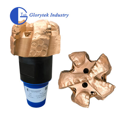 Forage PDC avancé de 6 pouces et 5 lames Corps en acier ou matrice pour roches dures et abrasives