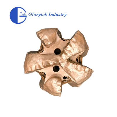 Forage PDC avancé de 6 pouces et 5 lames Corps en acier ou matrice pour roches dures et abrasives
