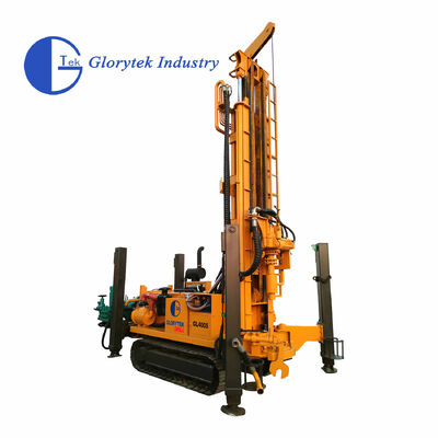 Foreuse/Appareil de forage de puits d'eau hydraulique sur chenilles, type 400m de profondeur